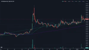 오르비텍 주가 차트분석 볼린저밴드 이동평균선