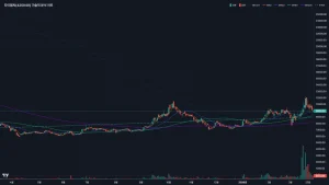 티이엠씨 주가 차트분석 볼린저밴드 이동평균선
